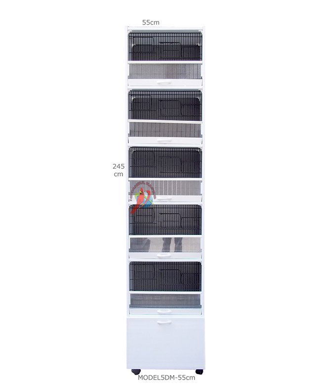 MODEL PDM05 5 li DOLAP - PVC KUŞ DOLABI - DOLAP KAFES - PVC KAFES - SALMA KAFES - ÇOK AMAÇLI DOLAP