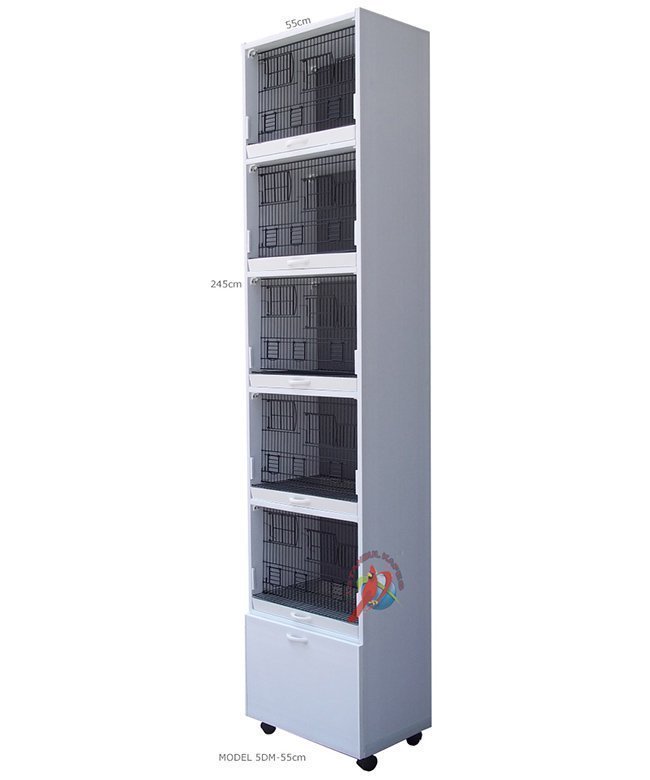 MODEL PDM05 5 li DOLAP - PVC KUŞ DOLABI - DOLAP KAFES - PVC KAFES - SALMA KAFES - ÇOK AMAÇLI DOLAP