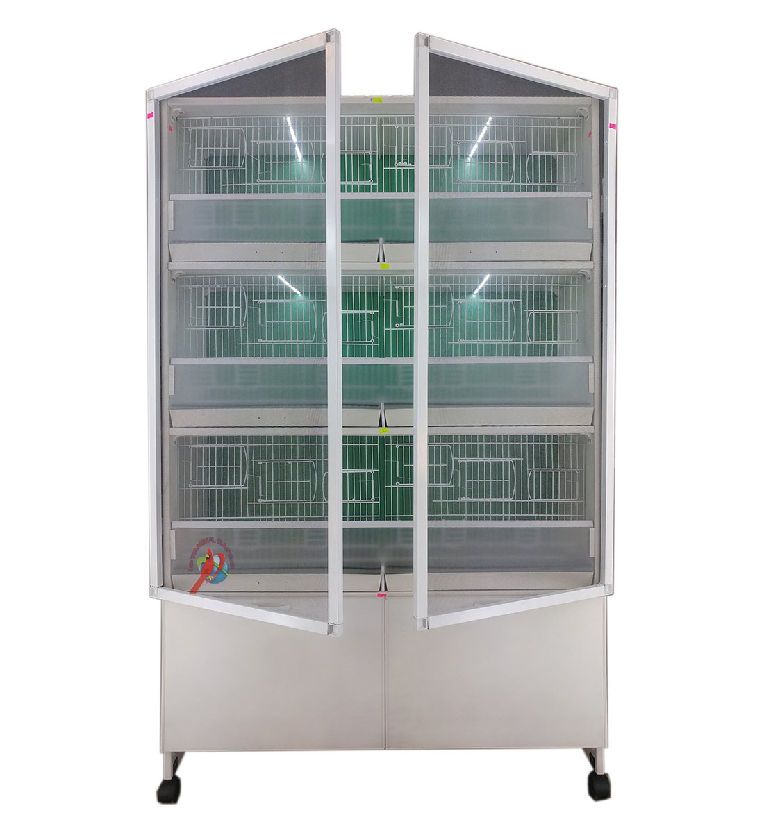 MODEL PDM06 - 6 lı PLASTİK DOLAP - PVC KUŞ DOLABI - DOLAP KAFES - PVC KAFES - SALMA KAFES - ÇOK AMAÇLI DOLAP