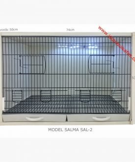 MODEL PDSAL2-(İKİ TEPSİLİ SALMA) TEKLİ DOLAP - PVC KUŞ DOLABI - DOLAP KAFES - PVC KAFES - SALMA KAFES - ÇOK AMAÇLI DOLAP