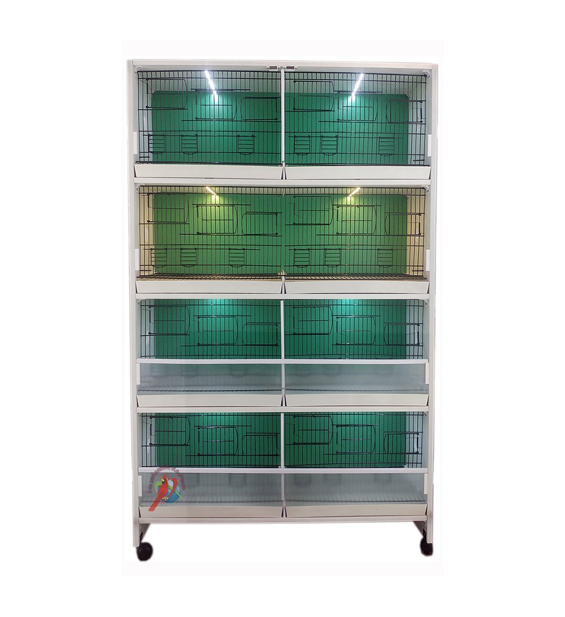 MODEL PDM08 - 8 li DOLAP - PVC KUŞ DOLABI - DOLAP KAFES - PVC KAFES - SALMA KAFES - ÇOK AMAÇLI DOLAP