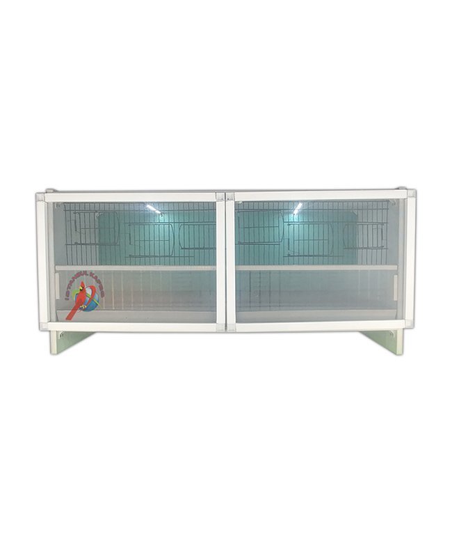 MODEL PDM02-YATAY- 2'li DOLAP - PVC KUŞ DOLABI - DOLAP KAFES - PVC KAFES - SALMA KAFES - ÇOK AMAÇLI DOLAP