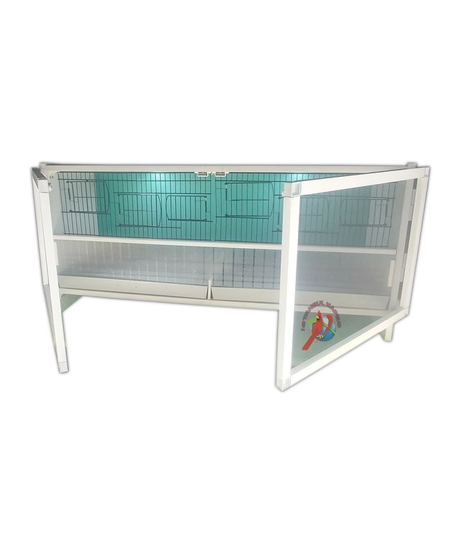 MODEL PDM02-YATAY- 2'li DOLAP - PVC KUŞ DOLABI - DOLAP KAFES - PVC KAFES - SALMA KAFES - ÇOK AMAÇLI DOLAP