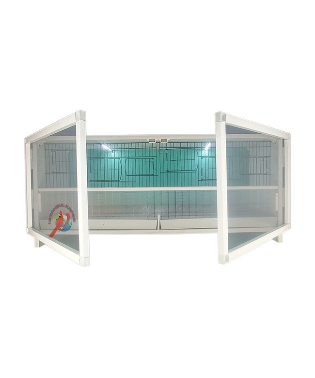 MODEL PDM02-YATAY- 2'li DOLAP - PVC KUŞ DOLABI - DOLAP KAFES - PVC KAFES - SALMA KAFES - ÇOK AMAÇLI DOLAP