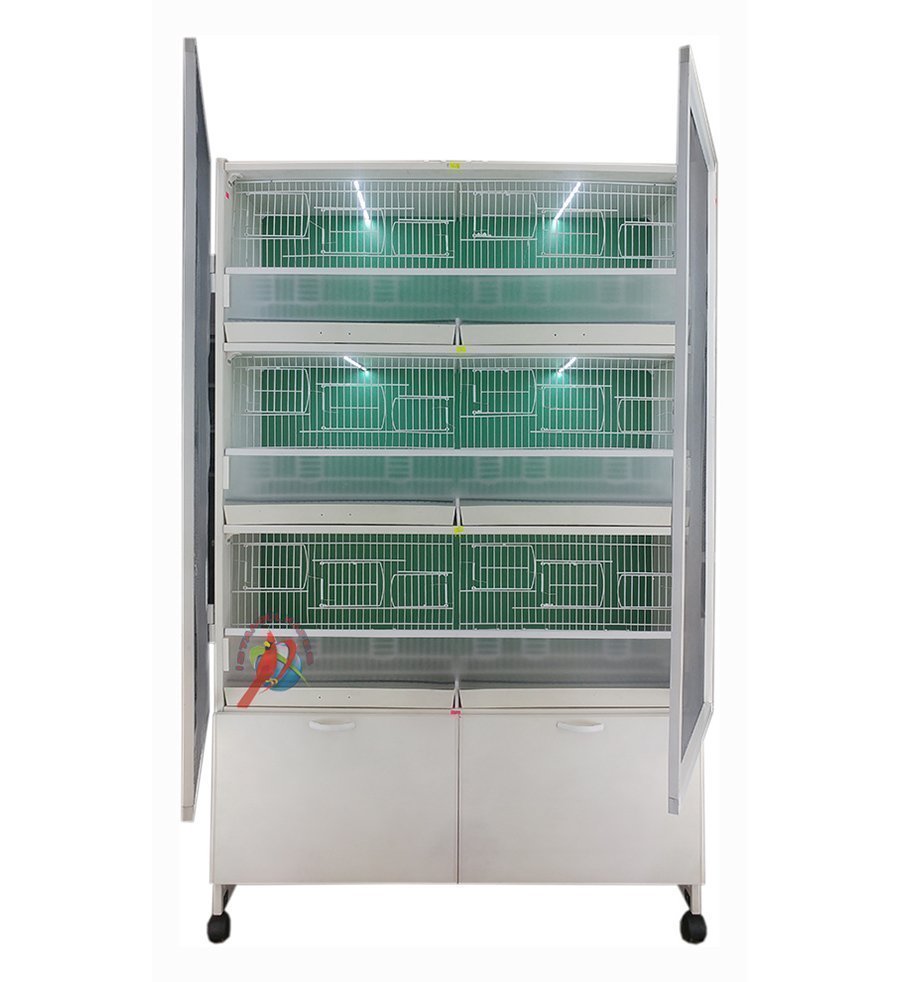 MODEL PDM06 - 6 lı PLASTİK DOLAP - PVC KUŞ DOLABI - DOLAP KAFES - PVC KAFES - SALMA KAFES - ÇOK AMAÇLI DOLAP