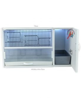 MODEL PDM07Y - TEKLİ DOLAP - PVC KUŞ DOLABI - DOLAP KAFES - PVC KAFES - SALMA KAFES - ÇOK AMAÇLI DOLAP