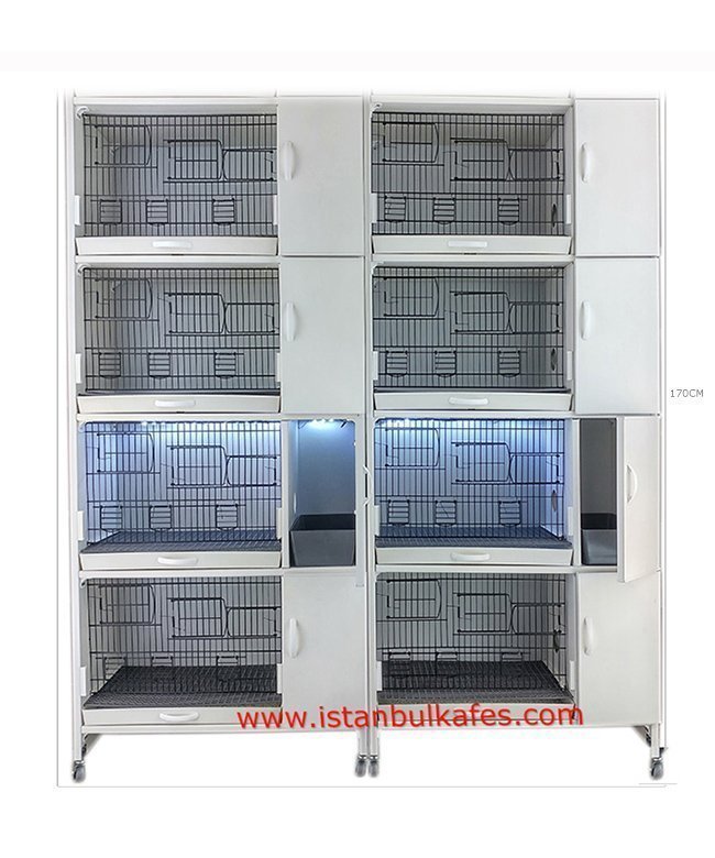 MODEL PD08Y-(YANDAN FOLLUKLU) DOLAP - PVC KUŞ DOLABI - DOLAP KAFES - PVC KAFES - SALMA KAFES - ÇOK AMAÇLI DOLAP