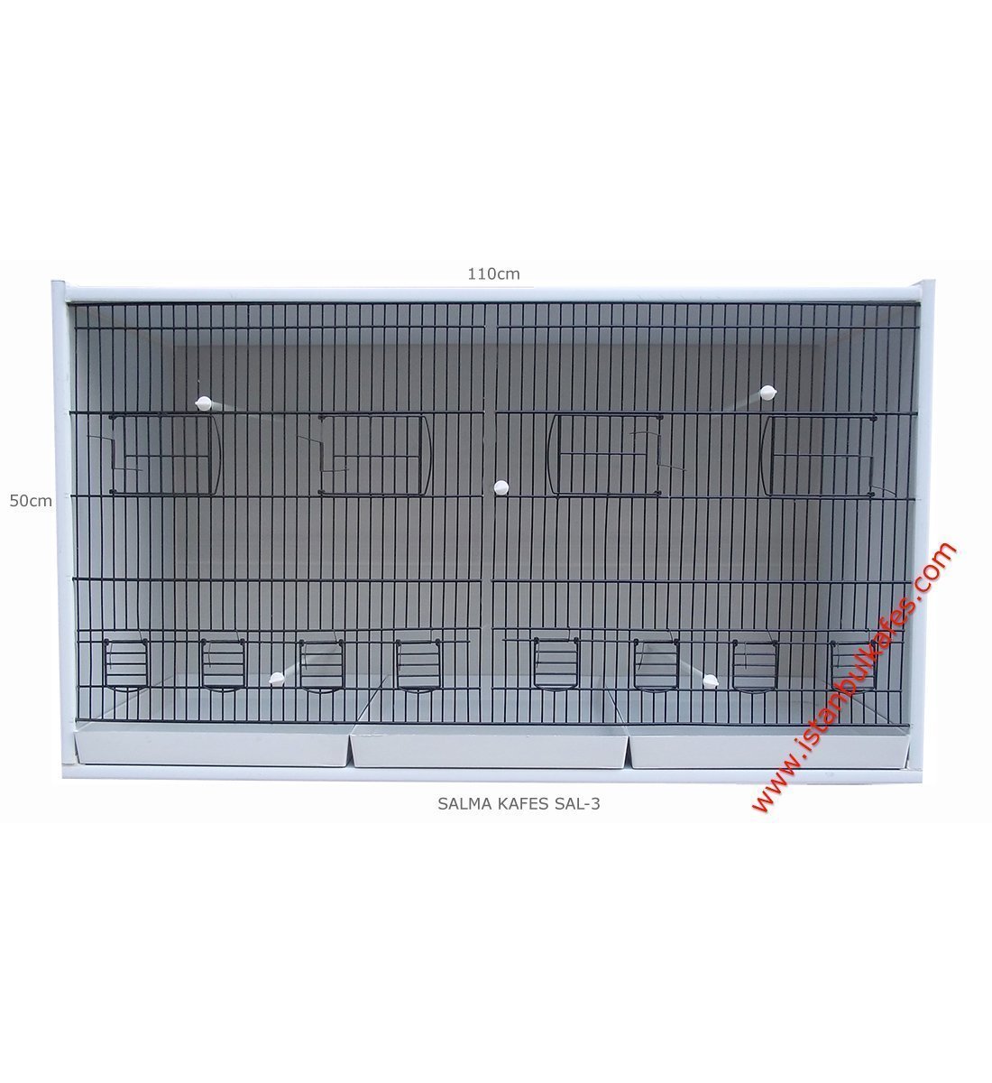 PDM SALMA 3-110cm (ÜÇ TEPSİLİ SALMALI) DOLAP - PVC KUŞ DOLABI - DOLAP KAFES - PVC KAFES - SALMA KAFES - ÇOK AMAÇLI DOLAP