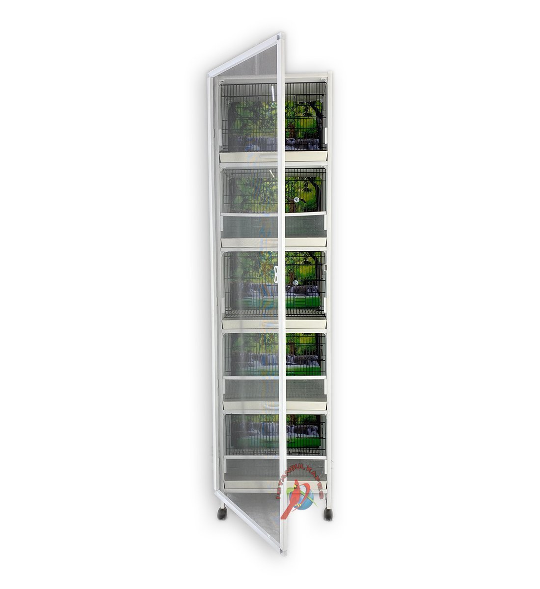 katlı kuş kafesi model 05