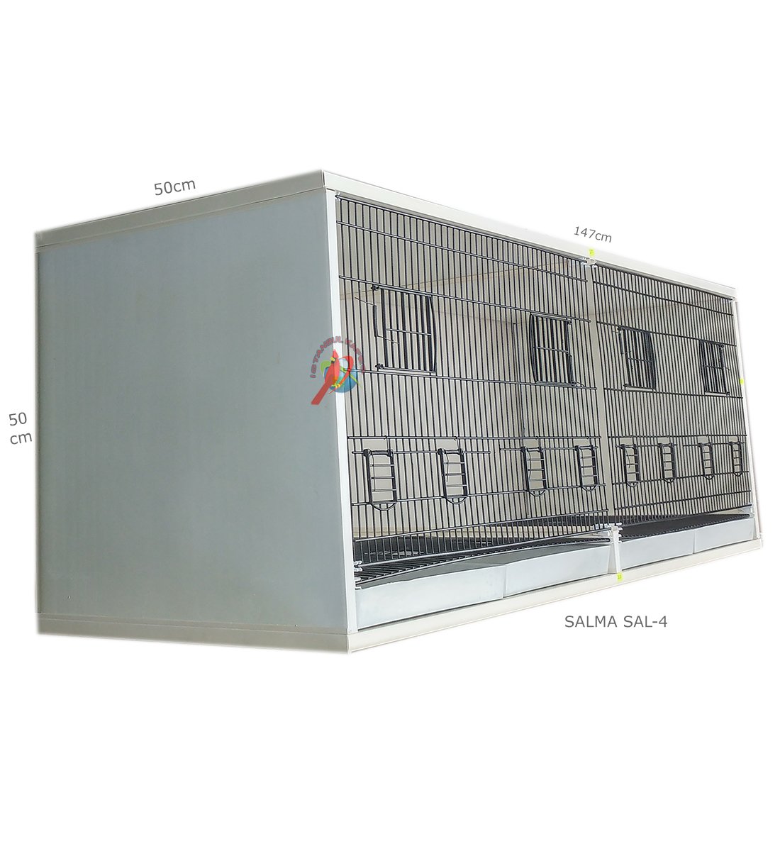MODEL (PDSAL-4) SALMA 4 - DOLAP - PVC KUŞ DOLABI - DOLAP KAFES - PVC KAFES - SALMA KAFES - ÇOK AMAÇLI DOLAP