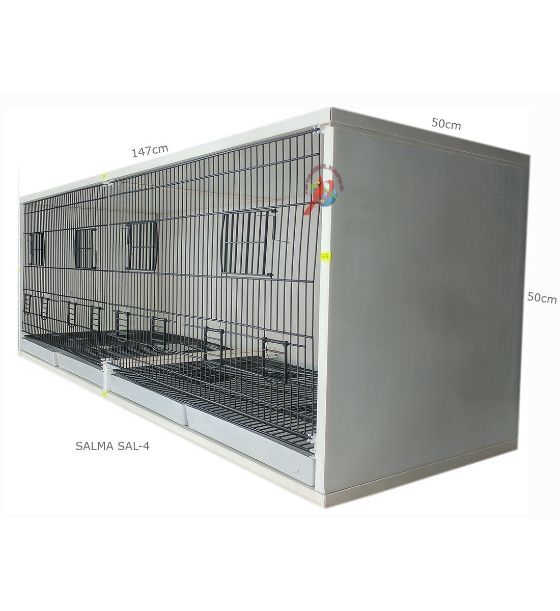 MODEL (PDSAL-4) SALMA 4 - DOLAP - PVC KUŞ DOLABI - DOLAP KAFES - PVC KAFES - SALMA KAFES - ÇOK AMAÇLI DOLAP