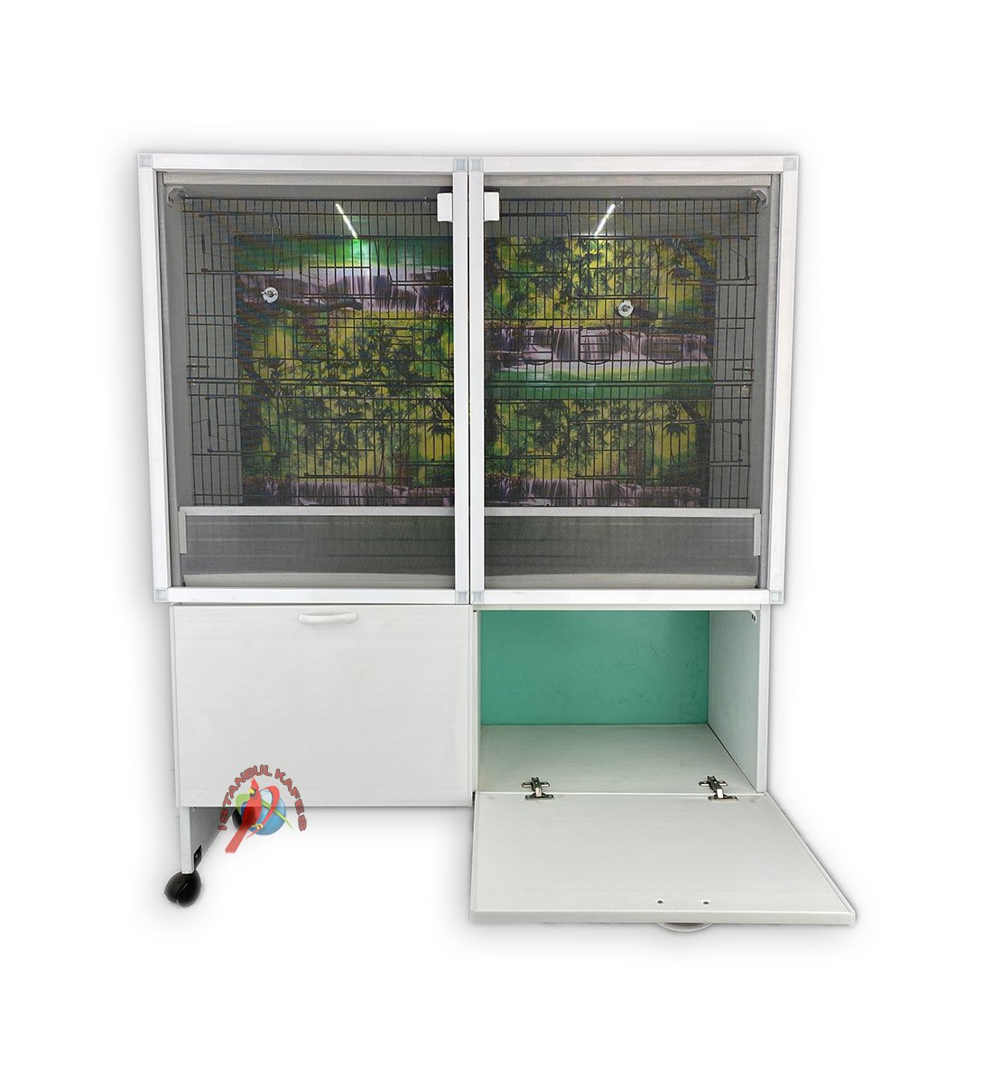 MODEL PDM-04-TÜMÜSALMA 04 DOLAP - PVC KUŞ DOLABI - DOLAP KAFES - PVC KAFES - SALMA KAFES - ÇOK AMAÇLI DOLAP 23PDM04TUMSALMA-50T