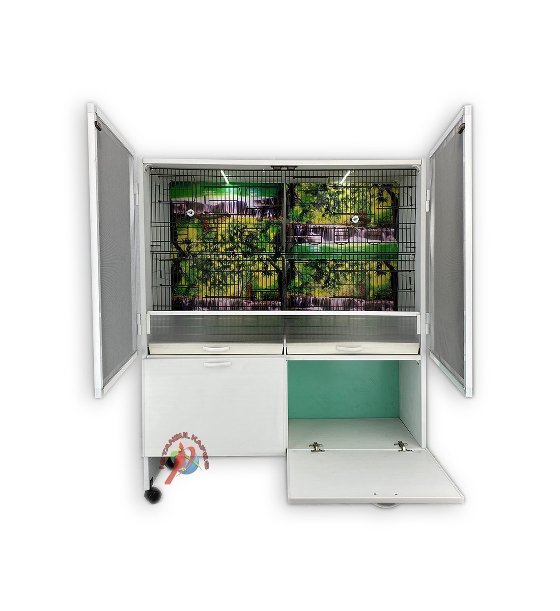 MODEL PDM-04-TÜMÜSALMA 04 DOLAP - PVC KUŞ DOLABI - DOLAP KAFES - PVC KAFES - SALMA KAFES - ÇOK AMAÇLI DOLAP 23PDM04TUMSALMA-50T
