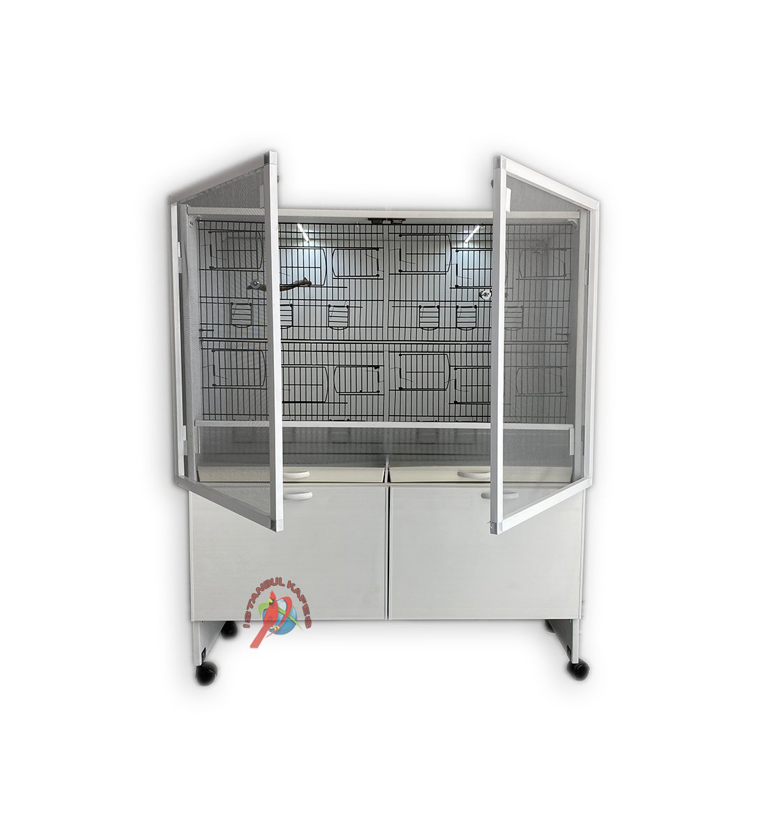 MODEL PDM-04-TÜMÜSALMA 04 DOLAP - PVC KUŞ DOLABI - DOLAP KAFES - PVC KAFES - SALMA KAFES - ÇOK AMAÇLI DOLAP 23PDM04TUMSALMA-50T