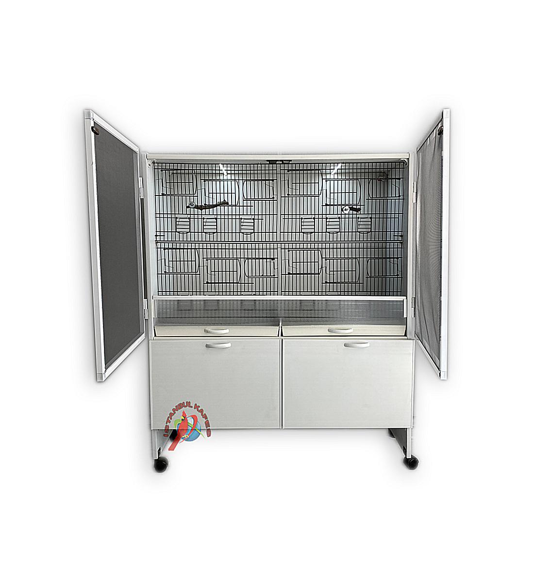 MODEL PDM-04-TÜMÜSALMA 04 DOLAP - PVC KUŞ DOLABI - DOLAP KAFES - PVC KAFES - SALMA KAFES - ÇOK AMAÇLI DOLAP 23PDM04TUMSALMA-50T