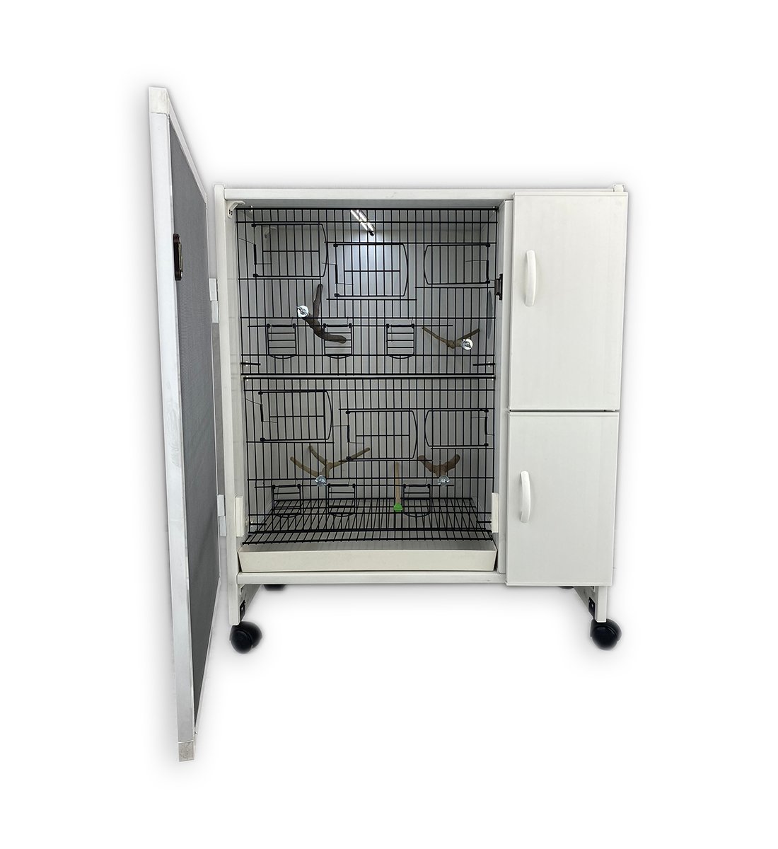 MODEL PDM-M02YTS-50T (TÜMÜSALMA) TEKLİ DOLAP - PVC KUŞ DOLABI - DOLAP KAFES - PVC KAFES - SALMA KAFES - ÇOK AMAÇLI DOLAP