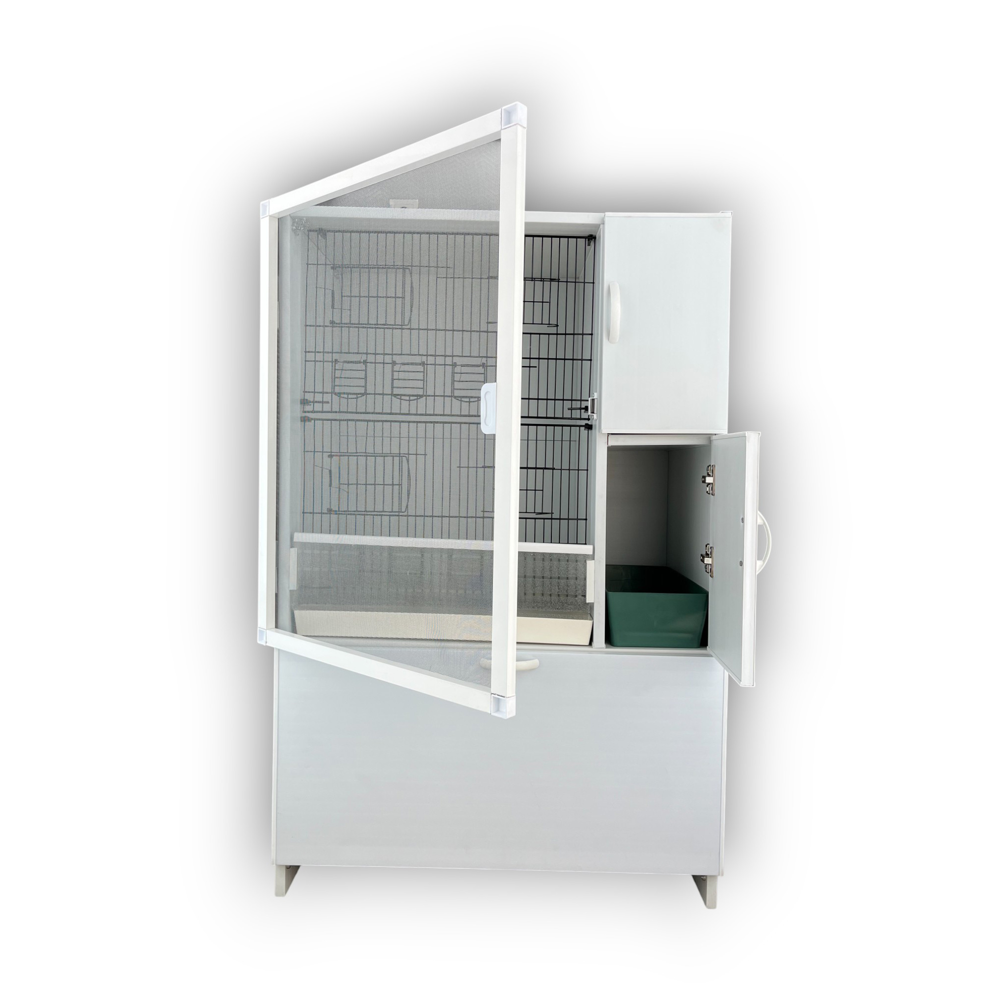 MODEL PDM-M02YTS-50T (TÜMÜSALMA) TEKLİ DOLAP - PVC KUŞ DOLABI - DOLAP KAFES - PVC KAFES - SALMA KAFES - ÇOK AMAÇLI DOLAP