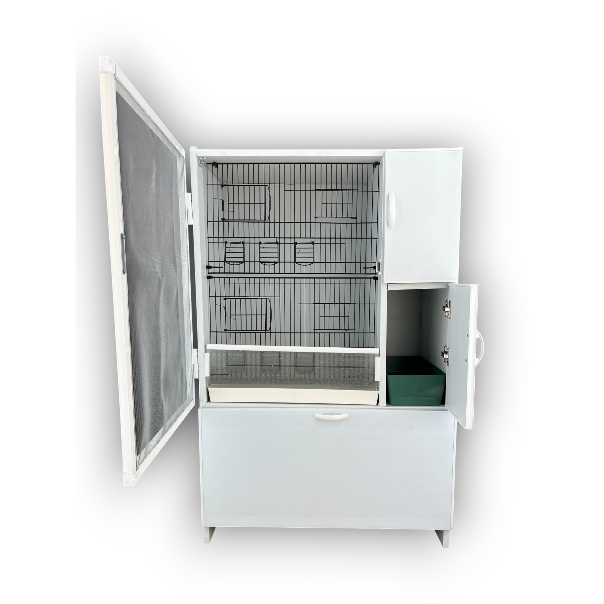 MODEL PDM-M02YTS-50T (TÜMÜSALMA) TEKLİ DOLAP - PVC KUŞ DOLABI - DOLAP KAFES - PVC KAFES - SALMA KAFES - ÇOK AMAÇLI DOLAP
